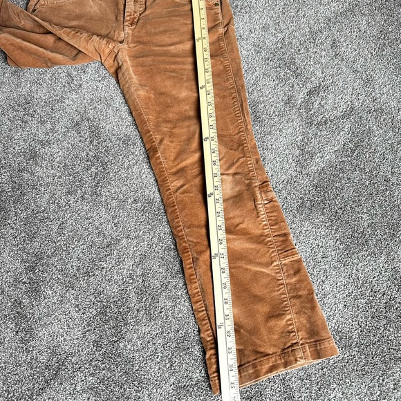 Athleta Corduroy Size 8P Brown Flare Pants - Picture 7 of 10